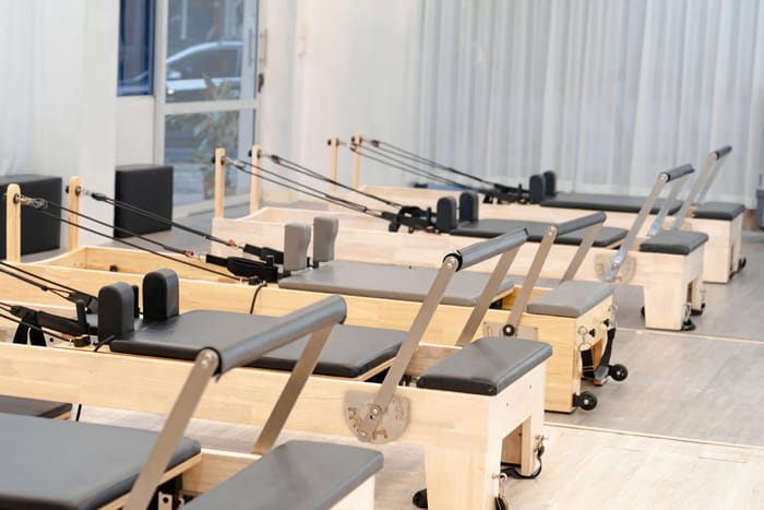 Exercise Equipment in Studio Exercise equipment in studio